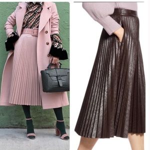 Halogen x Atlantic Pacific Faux Leather Skirt XL